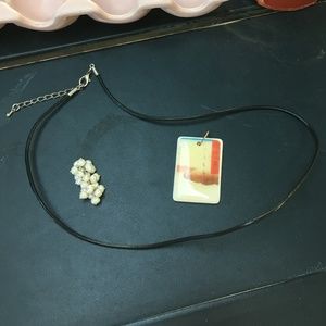 $1 ONLY IF add to bundleBlack choker w/ 2 pendants